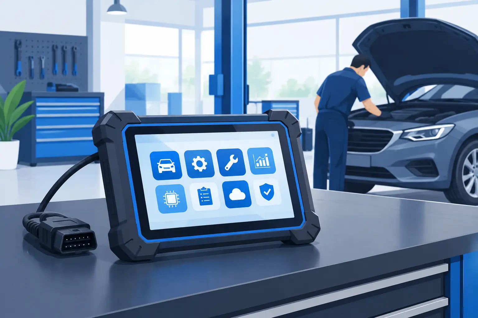UDIAG diagnostický tablet pre servis dielní