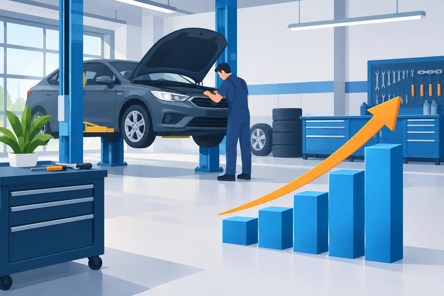 Zvýšenie obratu autoservisu bez veľkých zmien