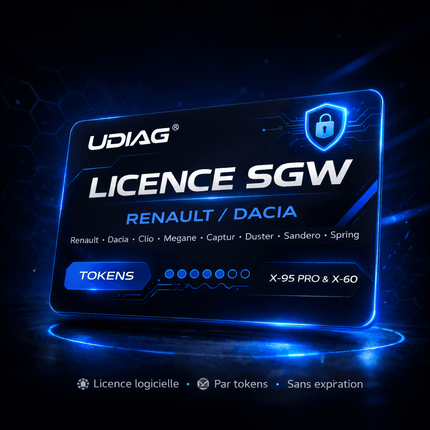 UDIAG SGW Renault / Dacia | Balík prístupových tokenov